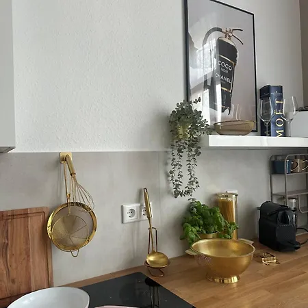 アパート Premium-apartment Im Duisburger Sueden, Naehe Duesseldorf Flughafen & Messe, Komplett Ausgestattetes Mit Modernen Altbau-flair ドゥイスブルグ