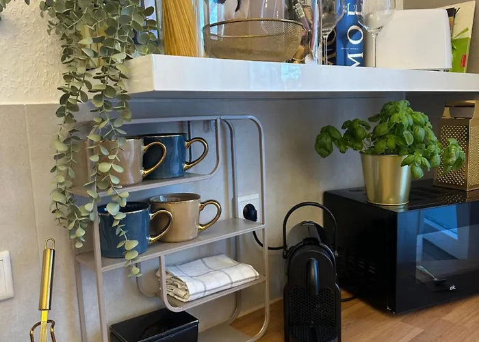 Premium-apartment Im Duisburger Sueden, Naehe Duesseldorf Flughafen & Messe, Komplett Ausgestattetes Mit Modernen Altbau-flair Lejlighed *