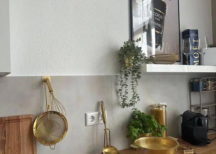 Appartement Premium-apartment Im Duisburger Sueden, Naehe Duesseldorf Flughafen & Messe, Komplett Ausgestattetes Mit Modernen Altbau-flair Duisburg